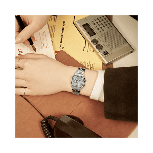 Casio Vintage Positive Display Womens Watch D409 - LA680WA-7