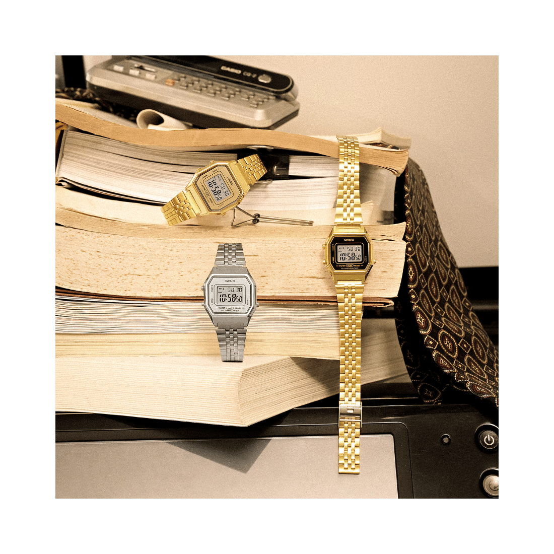 Casio Vintage Positive Display Womens Watch D409 - LA680WA-7