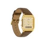 Casio Vintage Ana-Digi Golden Dial Unisex Watch D415 - AQ-230EGL-9A