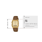 Casio Vintage Ana-Digi Golden Dial Unisex Watch D415 - AQ-230EGL-9A