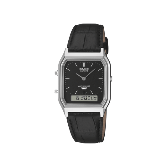 Casio Vintage Ana-Digi Black Dial Unisex Watch D416 - AQ-230EL-1A