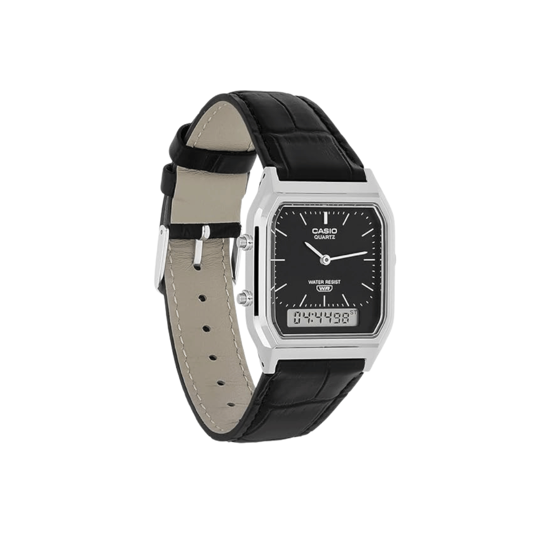 Casio Vintage Ana-Digi Black Dial Unisex Watch D416 - AQ-230EL-1A