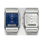 Casio Vintage Ana-Digi Blue Dial Unisex Watch D417 - AQ-230EM-2A