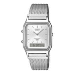 Casio Vintage White Unisex Watch D418 AQ-230EM-7ADF