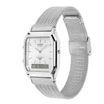 Casio Vintage White Unisex Watch D418 AQ-230EM-7ADF