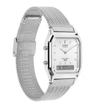 Casio Vintage White Unisex Watch D418 AQ-230EM-7ADF