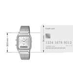 Casio Vintage White Unisex Watch D418 AQ-230EM-7ADF