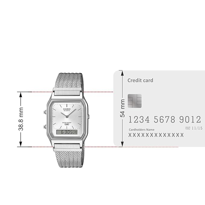 Casio Vintage White Unisex Watch D418 AQ-230EM-7ADF