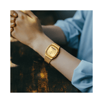 CASIO Vintage Analog Digital Golden 36 MM Unisex Watch D421 - AQ-240EG-9A