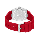 Ducati Touring Black Dial Red Silicone Strap Quartz Analog Men's Watch DTWGB0002701W