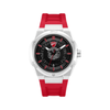 Ducati Touring Black Dial Red Silicone Strap Quartz Analog Men's Watch DTWGB0002701W