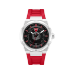 Ducati Touring Black Dial Red Silicone Strap Quartz Analog Men's Watch DTWGB0002701W
