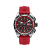 Ducati Extreme Sports Chronograph Red Silicone Strap Black Dial Men's Watch DTWGC0004301W