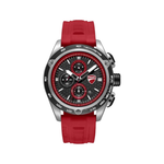 Ducati Extreme Sports Chronograph Red Silicone Strap Black Dial Men's Watch DTWGC0004301W
