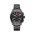 Ducati Supermotos Chronograph Stainless Steel Strap Black Dial Black Watch For Men DTWGI0002201W