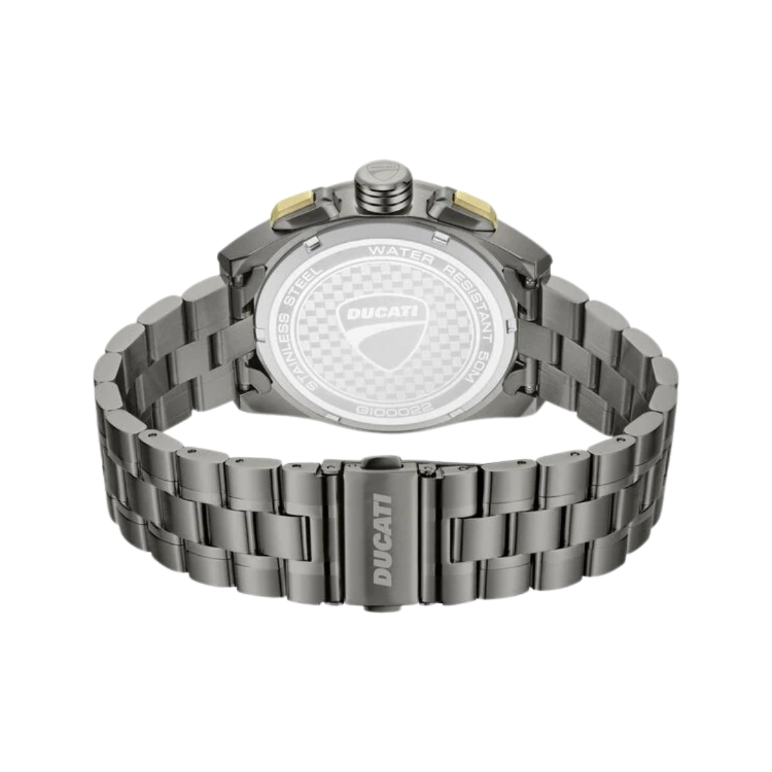 Ducati Supermotos Chronograph Green Dial Grey Stainless Steel Strap Men's Watch DTWGI0002204W