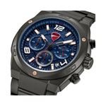Ducati Extreme Sports Chronograph Blue Dial Grey Stainless Steel Strap Men's Watch DTWGI0002403W