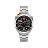 Ducati Corse Black Dial Silver Quartz Chronograph Stainless Steel Strap Watch For Men DTWGI0004001W