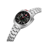 Ducati Corse Black Dial Silver Quartz Chronograph Stainless Steel Strap Watch For Men DTWGI0004001W
