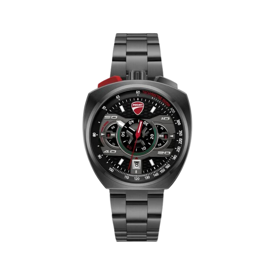 Ducati Corse Black Dial Black Stainless Steel Strap Quartz Chronograph Men's Watch DTWGI0004002W