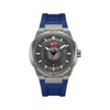Ducati Touring Grey Dial Blue Silicone Strap Watch Quartz Analog For Mens Watch DTWGN0002702W