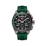 Ducati Extreme Sports Grey Case in Green Rubber Strap Mens Watch DTWGO0001704W