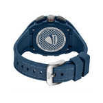 Ducati Supermotos Blue Case and Rubber Strap Dual Time Mens Watch DTWGO0001901W