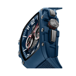 Ducati Supermotos Blue Case and Rubber Strap Dual Time Mens Watch DTWGO0001901W