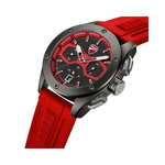 Ducati Supermotos Grey Case and Red Rubber Strap Chronograph Mens Watch DTWGO0002206W