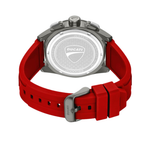 Ducati Supermotos Grey Case and Red Rubber Strap Chronograph Mens Watch DTWGO0002206W