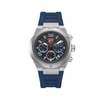 Ducati Extreme Sports Black Dial in Steel Case and Blue Rubber Strap Mens Watch DTWGO0002402W