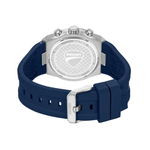 Ducati Extreme Sports Black Dial in Steel Case and Blue Rubber Strap Mens Watch DTWGO0002402W