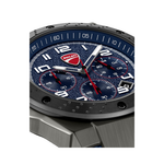 Ducati Supermotos Black and Blue Dial Chronograph in Nylon Cum Rubber Strap Mens Watch DTWGO0002502W