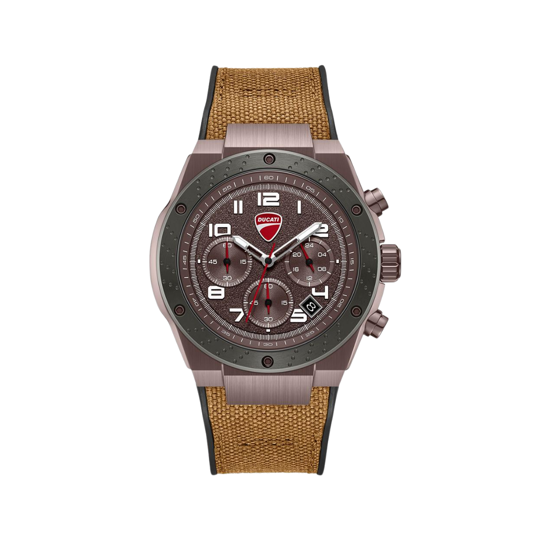 Ducati Supermotos Brown Dial and Case Chronograph Mens Watch DTWGO0002503W