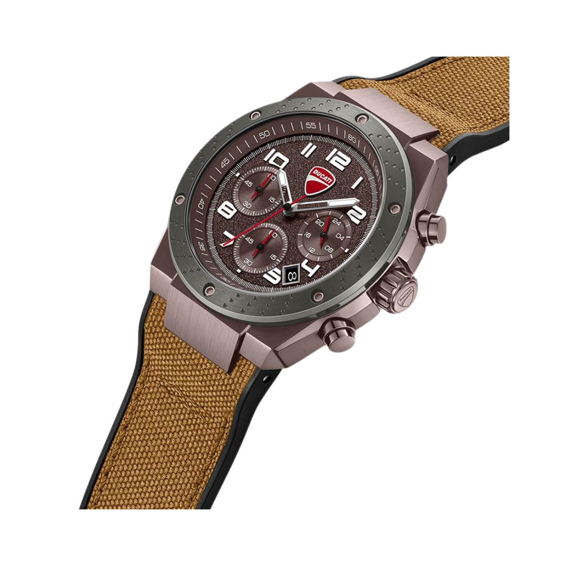 Ducati Supermotos Brown Dial and Case Chronograph Mens Watch DTWGO0002503W
