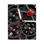 Ducati Extreme Sports Black Dial and Rubber Strap Chronograph Mens Watch DTWGO0003001W