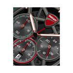 Ducati Extreme Sports Matt Gold Case with Black Dial and Rubber Strap Mens Watch DTWGO0003002W