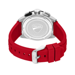 Ducati Extreme Sports Black Dial and Red Rubber Strap Chronograph Mens Watch DTWGO0003003W