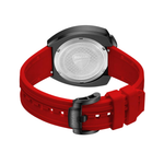 Ducati Corse Black Case and Red Dial with Rubber Strap Chronograph Mens Watch DTWGO0004105W