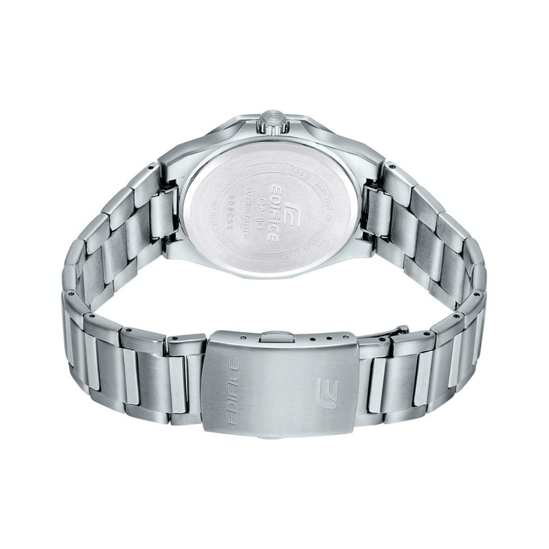 Casio Edifice Sapphire Glass Silver Mens Watch ED539 EFR-S108D-1AVUDF