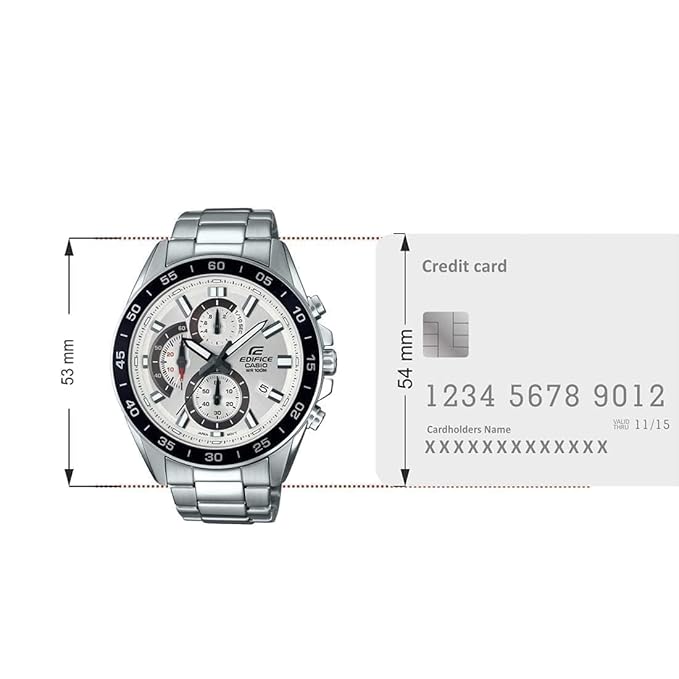 Casio Edifice Analog White Dial Men’s Watch – EFV-550D-7AVUDF (ED556)