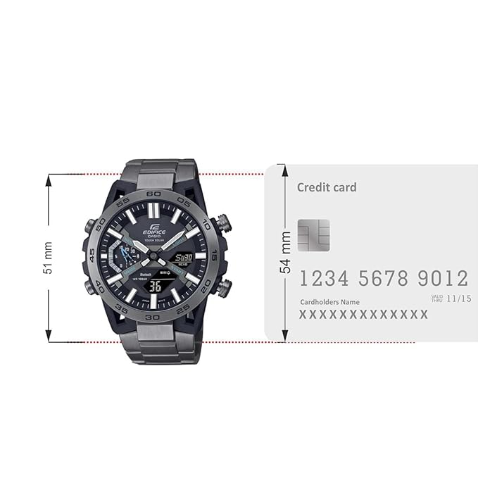 Casio Edifice Gray Men's Watch ED527 ECB-900MDC-1ADR