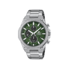 Casio Edifice Green Dial Chronograph Solar Powered Mens Watch ED643 - EFS-S570D-3AUDF