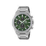Casio Edifice Green Dial Chronograph Solar Powered Mens Watch ED643 - EFS-S570D-3AUDF
