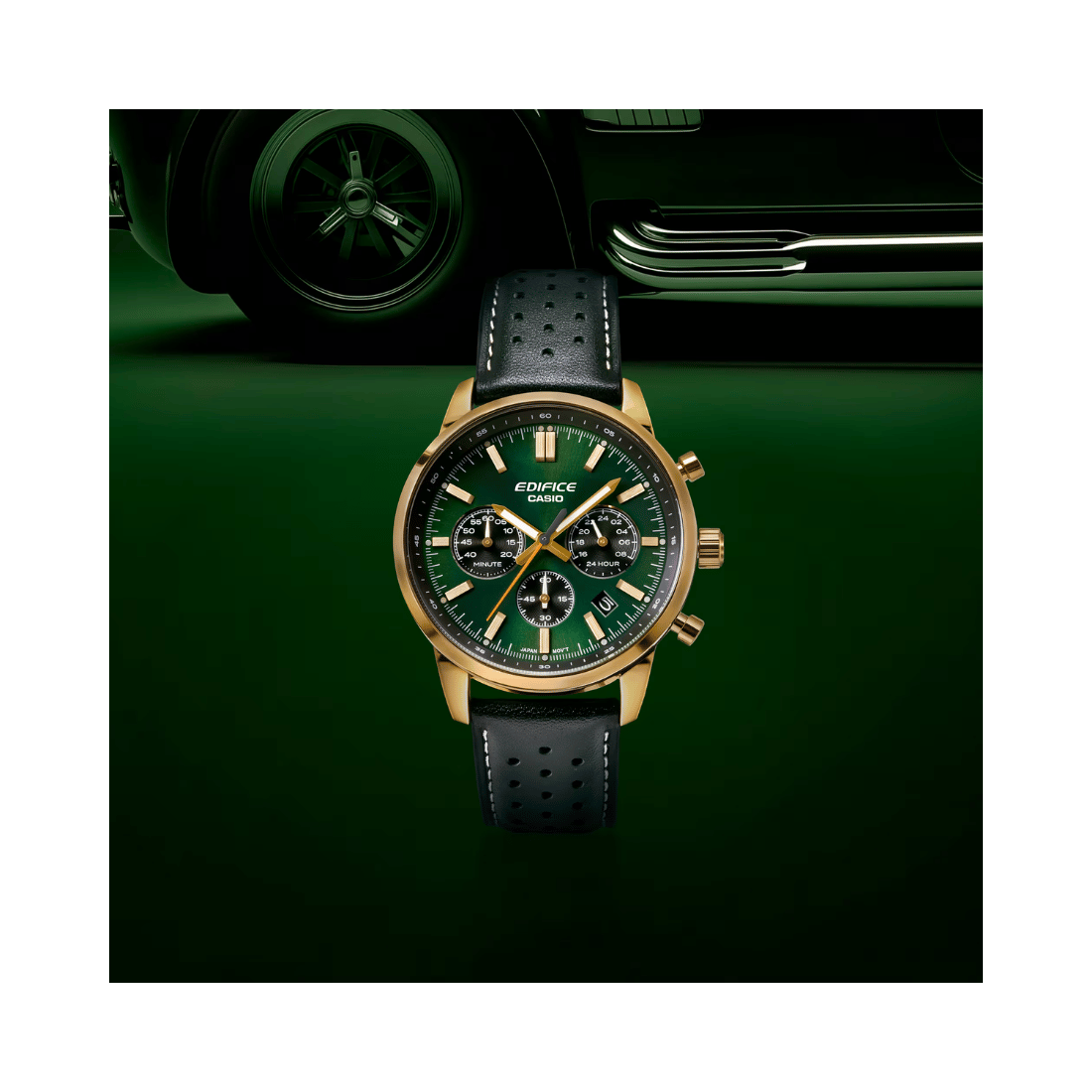 Casio Edifice Black Men Watch ED658 EFR-575CL-3ADF