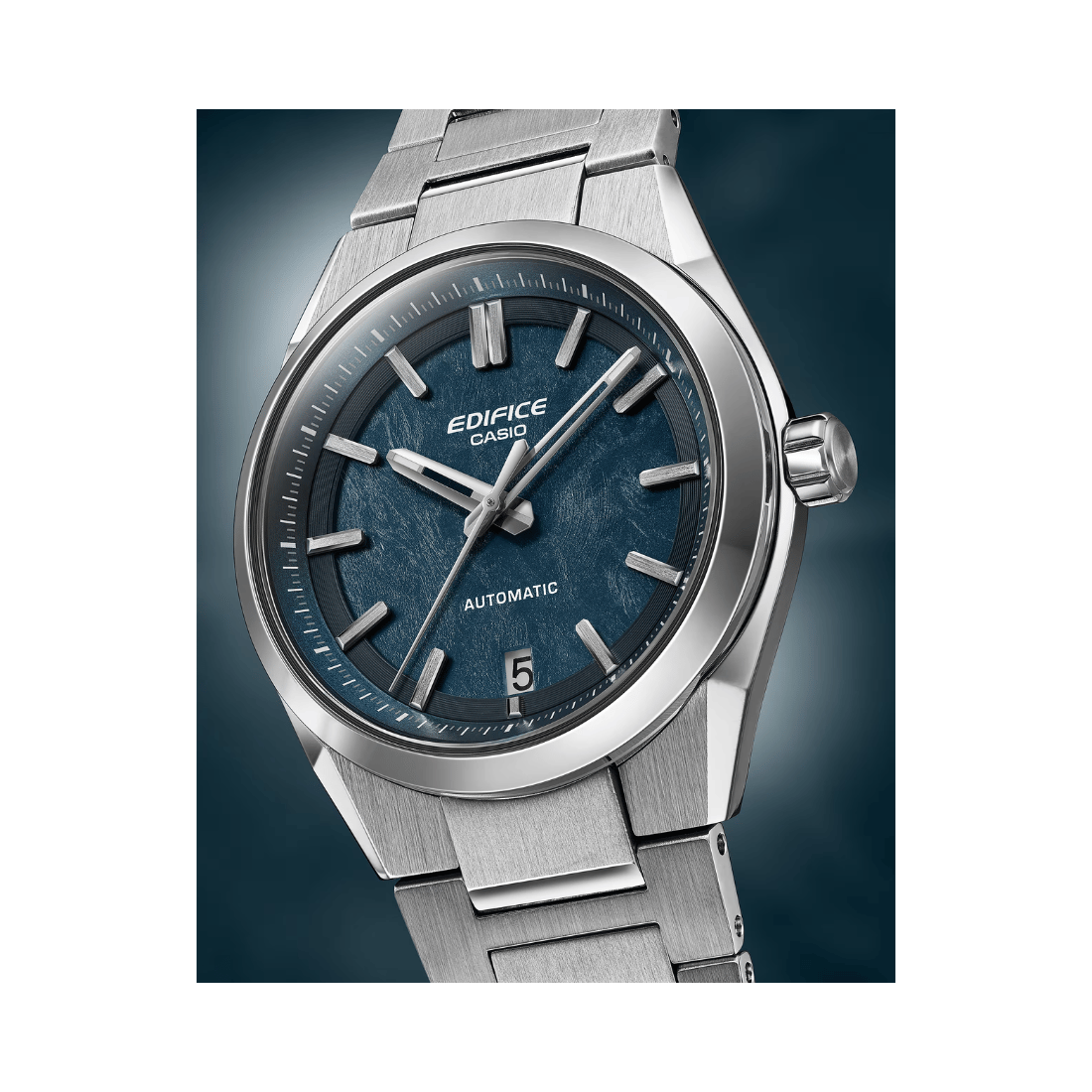 Casio Edifice Automatic Blue Dial Mens Watch ED670 - EFK-100D-2A