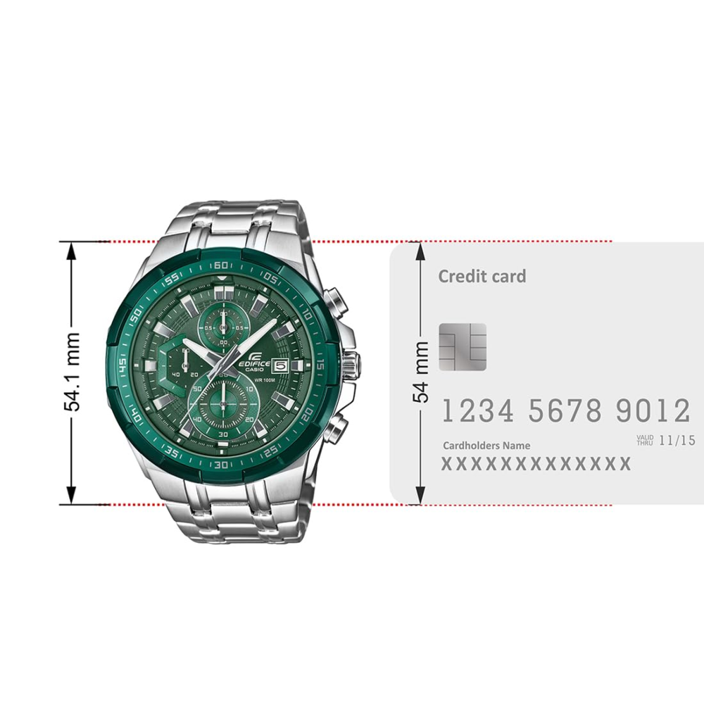 Casio Edifice Green Men's Watch ED675 EFR-539DE-3AVUDF