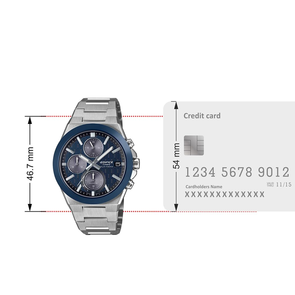Casio Edifice Blue Men's Watch ED680 EFS-S650D-2ADF