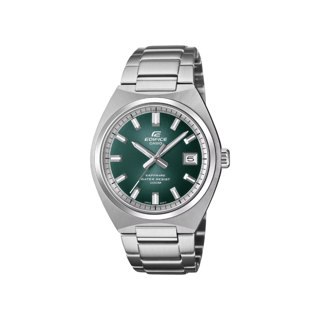 Casio Edifice Green Dial Sapphire Glass Mens Watch ED699 - EFB-109D-3AV