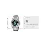 Casio Edifice Green Dial Sapphire Glass Mens Watch ED699 - EFB-109D-3AV